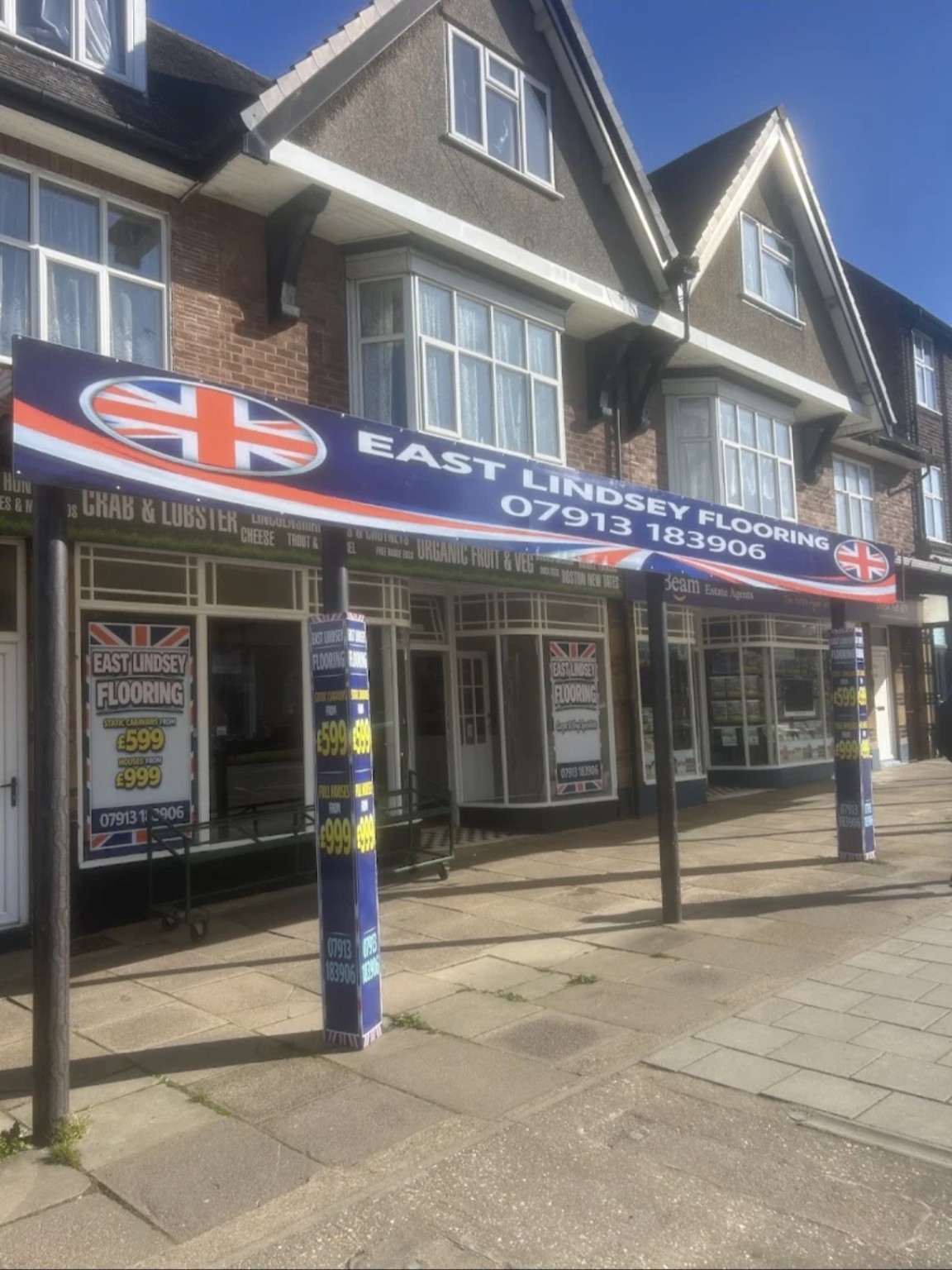 East Lindsey Flooring showroom on Lincoln Road in Skegness